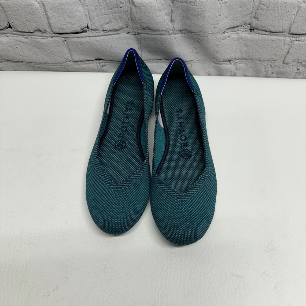 Rothy's Teal Women's Flats shoes size 7.5 - Picture 8 of 9